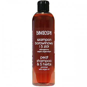 BINGOSPA Szampon borowinowy i 5 ziół z olejkiem arganowym 300ml  